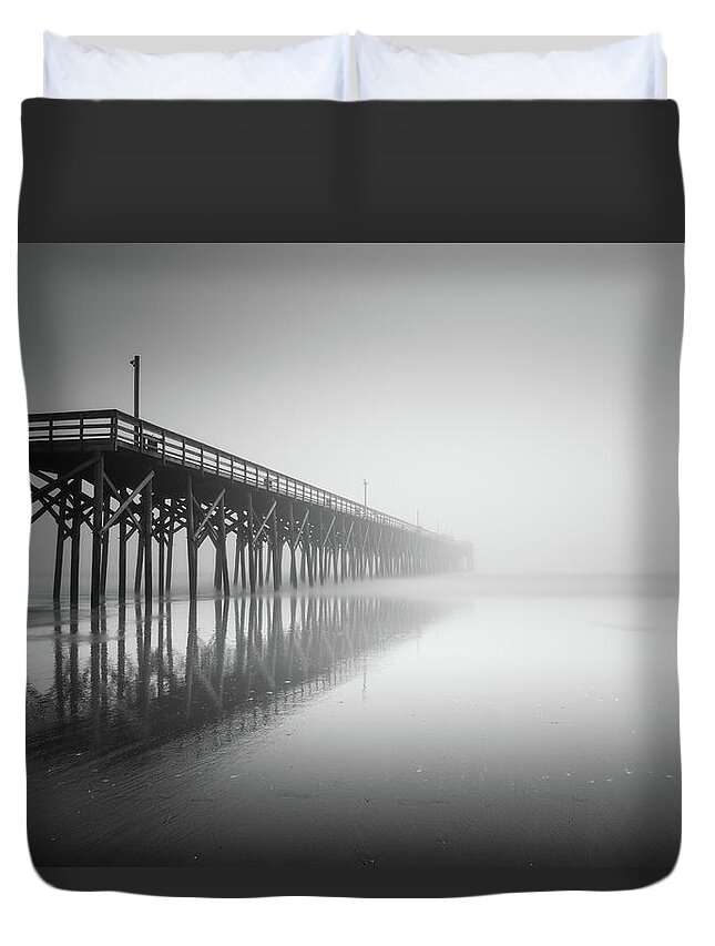 Pawleys Island Duvet Cover featuring the photograph Vanish III by Ivo Kerssemakers