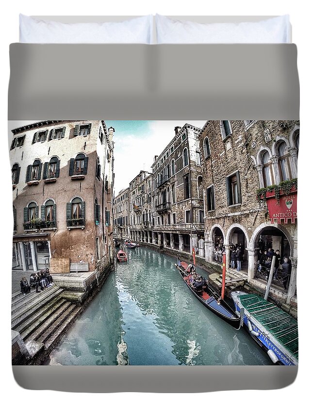 Venice Duvet Cover featuring the photograph Venice in Wonderland by Andrea Brigandi