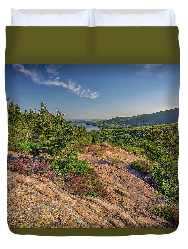 South Bubble Duvet Cover featuring the photograph View From South Bubble by Rick Berk