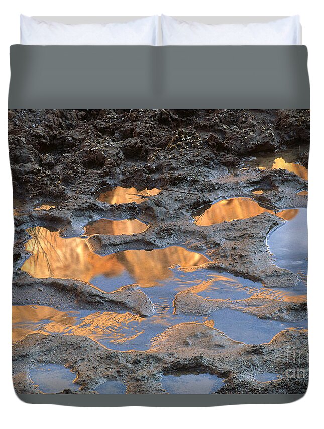 Southwest Duvet Cover featuring the photograph View to the Sky by Sandra Bronstein