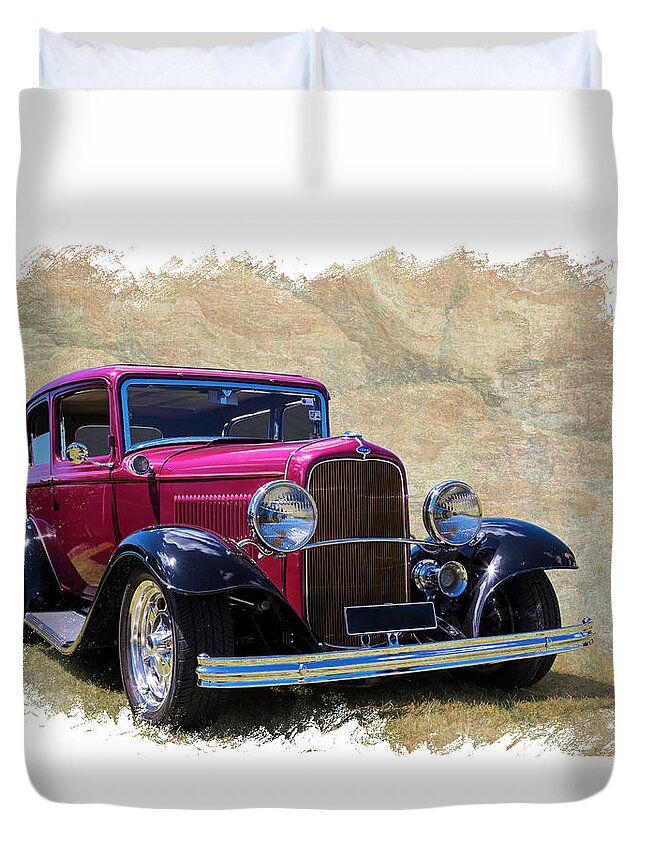 1932 Duvet Cover featuring the photograph Vintage 32 by Keith Hawley