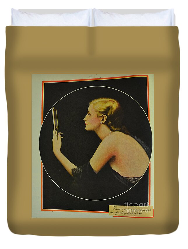 Delineator Magazine Duvet Cover featuring the photograph Vintage Advert by Diane montana Jansson