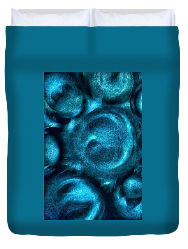 Flow Duvet Cover featuring the photograph Visceral by Mark Fuller