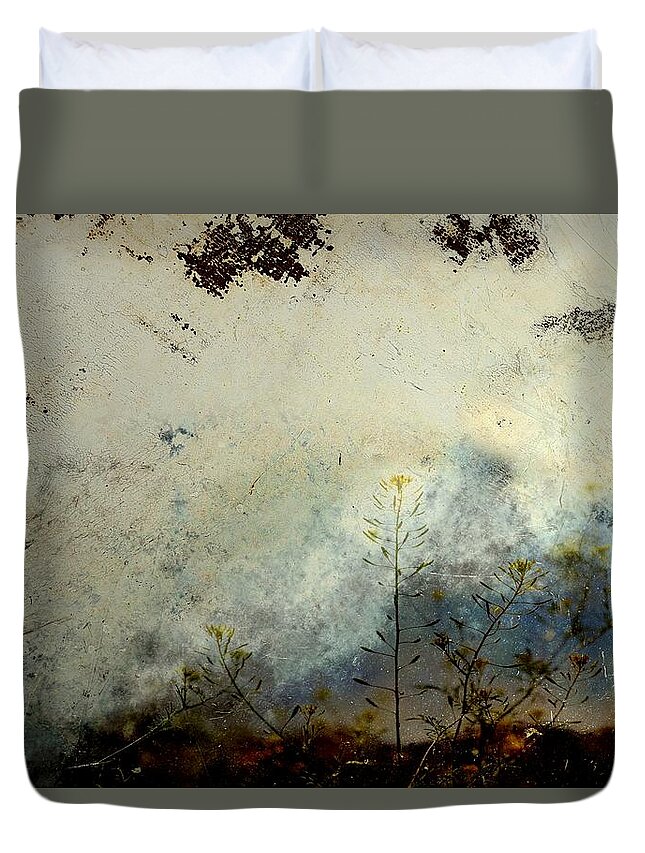 Plant Duvet Cover featuring the photograph Voices by Mark Ross