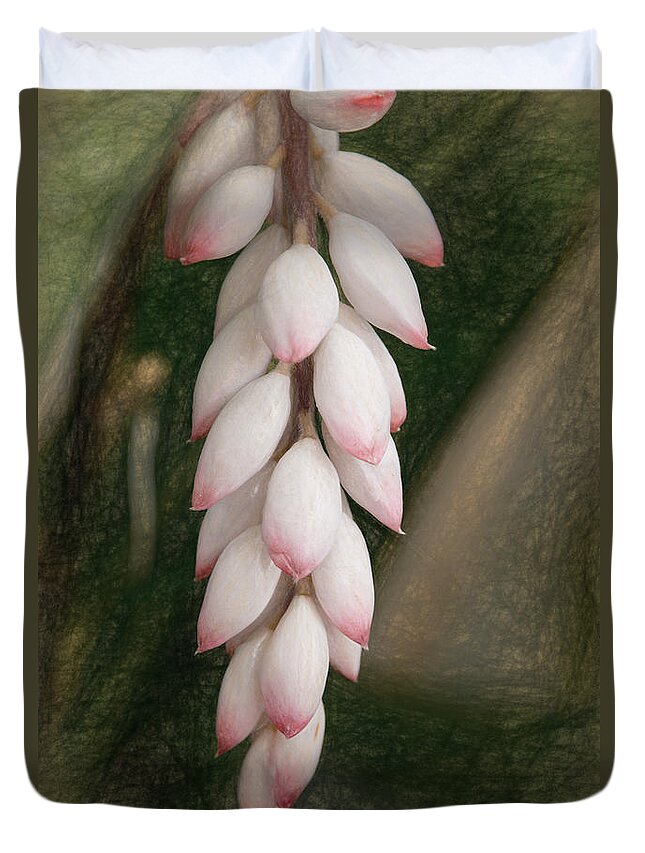 Nature Duvet Cover featuring the photograph Waiting To Bloom by Sharon McConnell