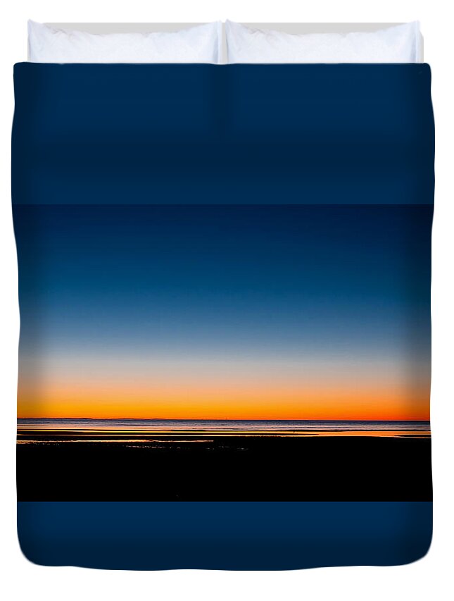Cape Cod Duvet Cover featuring the photograph Warm to Cool by Greg Fortier