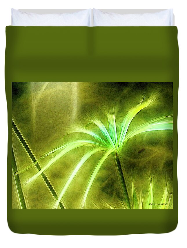 Flowers Duvet Cover featuring the photograph Water Plants by Coke Mattingly