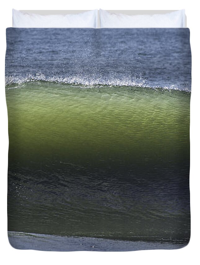 Original Duvet Cover featuring the photograph Wave #56 by WAZgriffin Digital