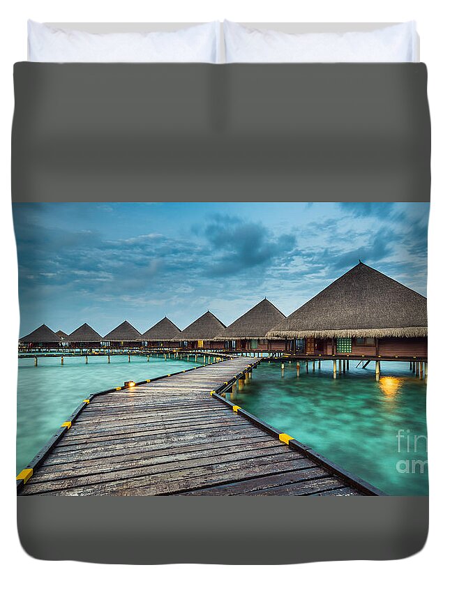 Amazing Duvet Cover featuring the photograph Way To Luxury 2x1 by Hannes Cmarits