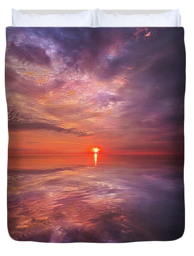 Summer Duvet Cover featuring the photograph We Are The Dreamers Of Dreams by Phil Koch