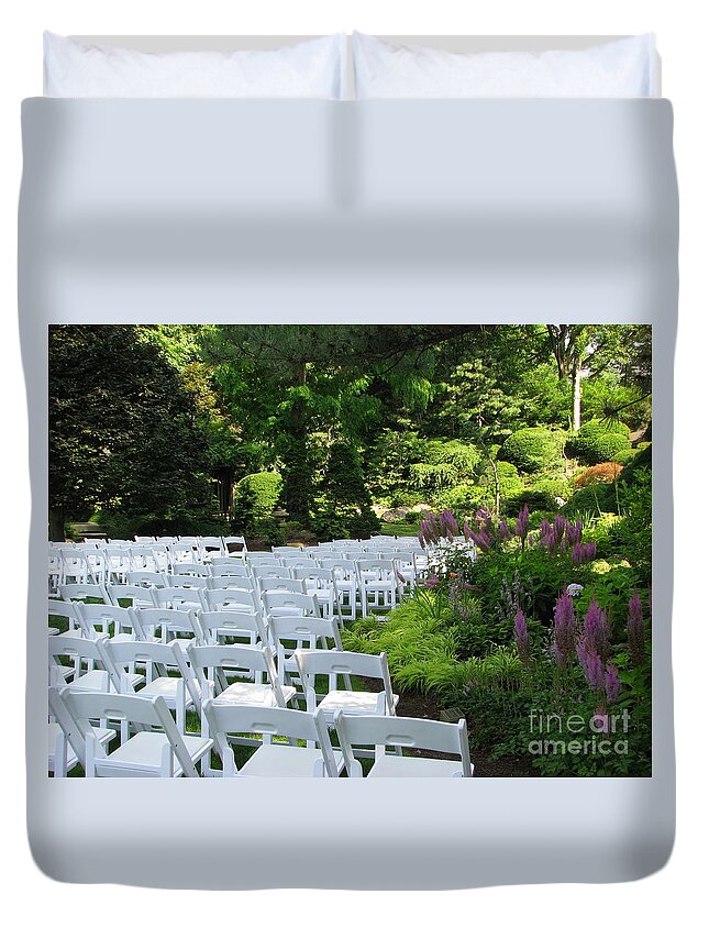 Wedding Duvet Cover featuring the photograph Wedding day by Michael Krek