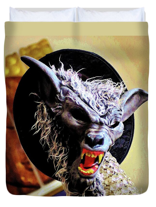 Werewolf Duvet Cover featuring the photograph Werewolf Attack by Craig Wood