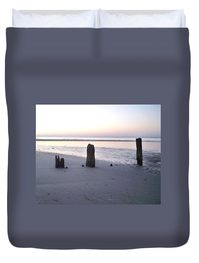 Florida Duvet Cover featuring the photograph What Remains by Chris Andruskiewicz