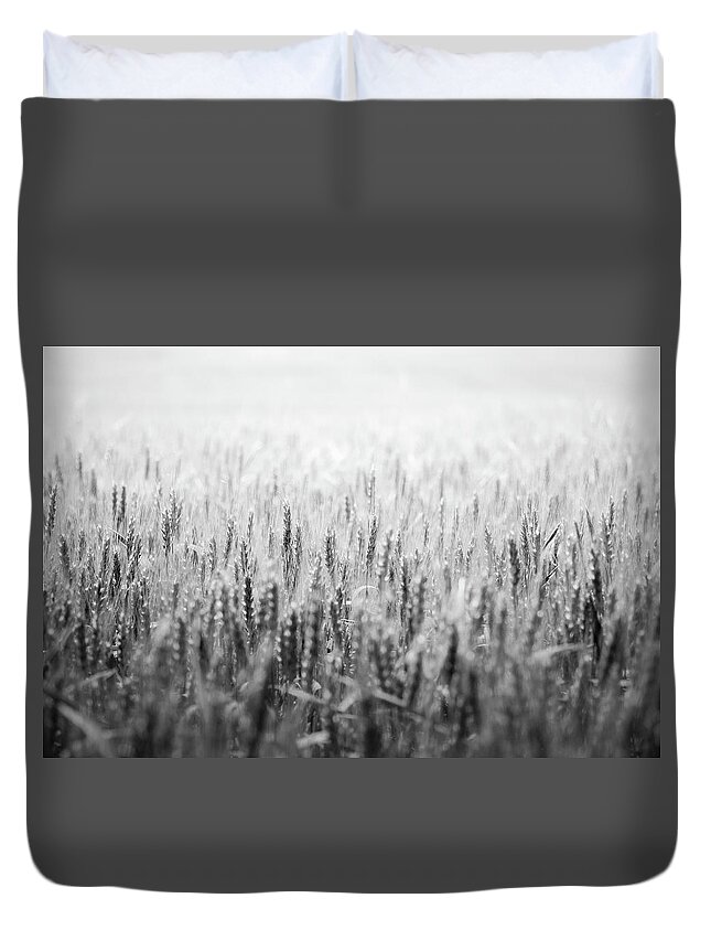  Duvet Cover featuring the photograph Wheat Field by Peter Scott