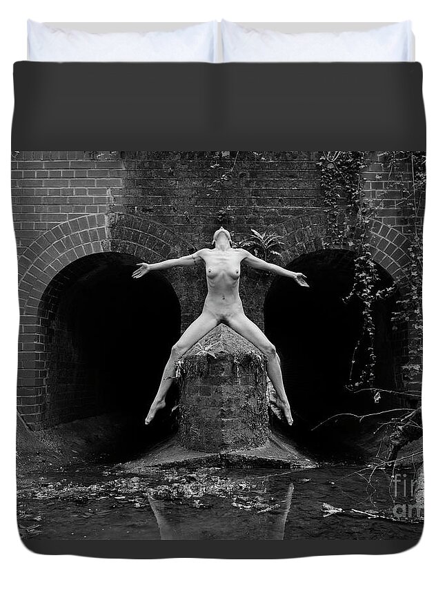 Woman Duvet Cover featuring the photograph Which way? by Clayton Bastiani