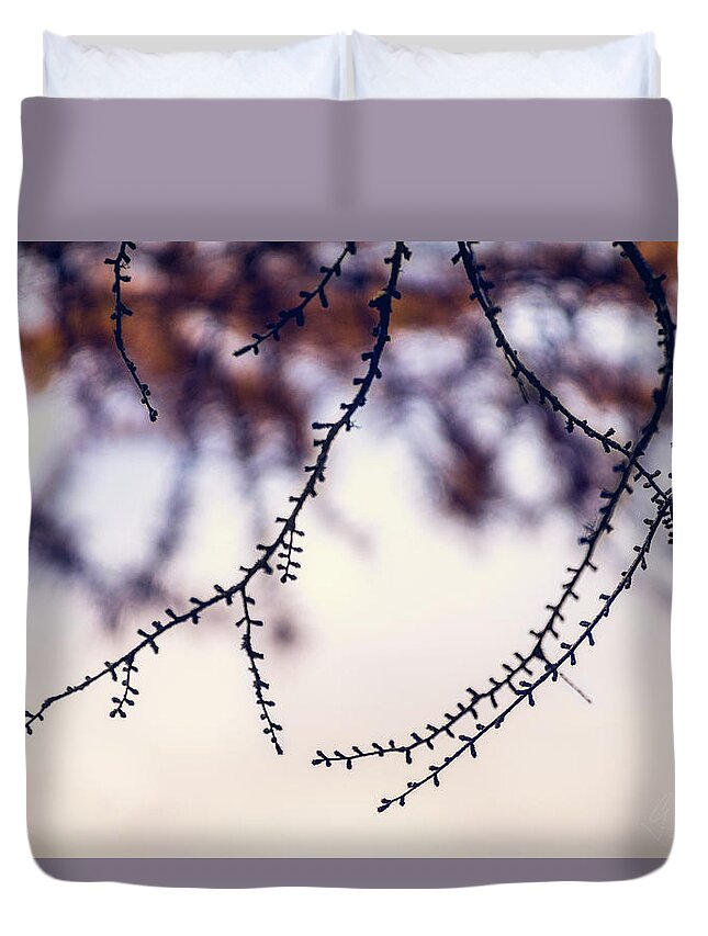 Landscape Duvet Cover featuring the photograph Whip by Gene Garnace