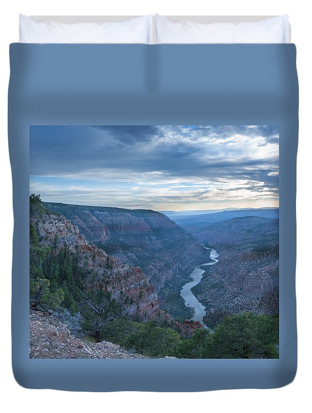 Whirlpool Canyon Duvet Cover featuring the photograph Whirlpool Canyon by Joshua House