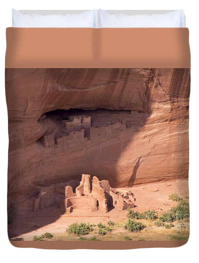 Arizona Duvet Cover featuring the photograph White House by Louise Magno