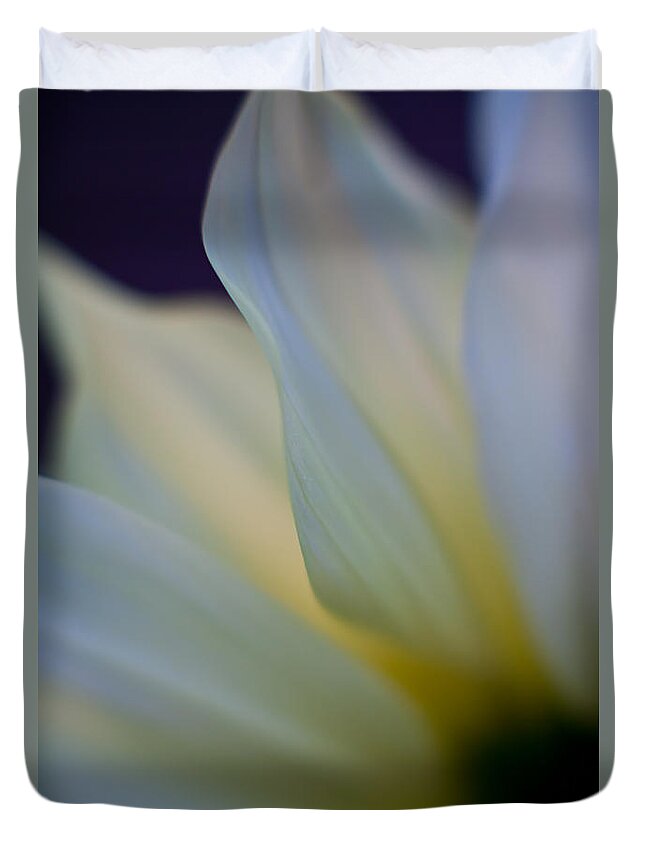 White Duvet Cover featuring the photograph White Linen by Mike Reid