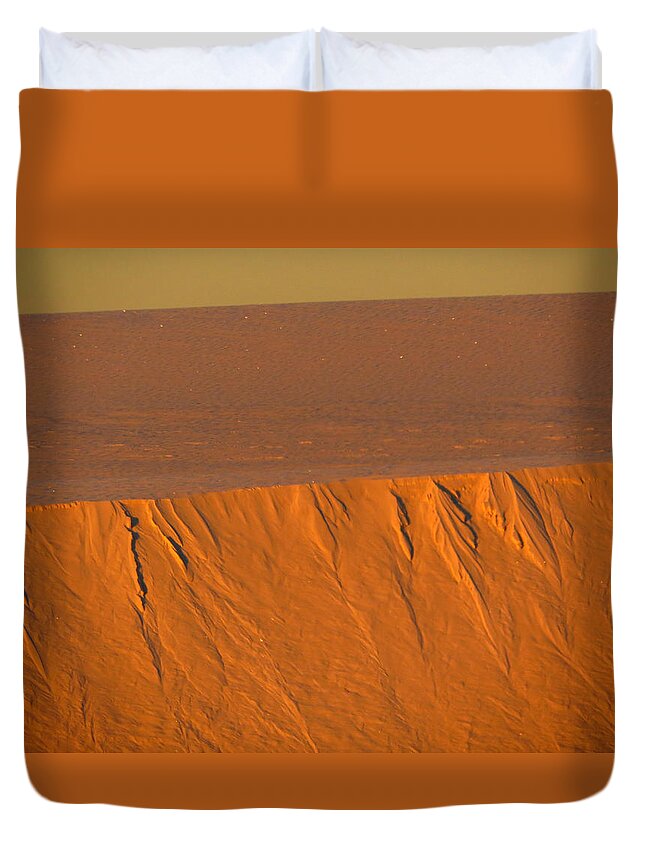 White Sand Dune Dawn Duvet Cover featuring the photograph White Sands Dawn #12 by Cindy McIntyre