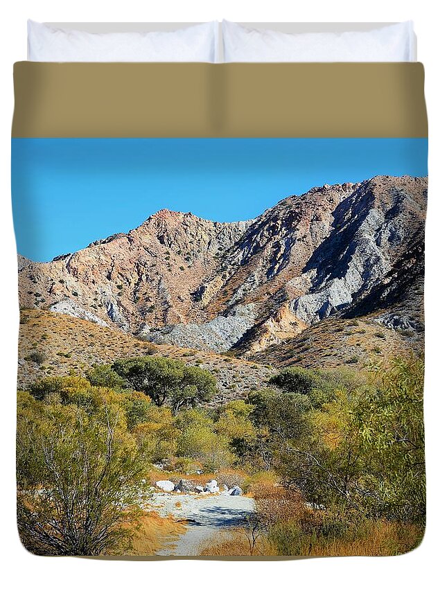 Whitewater Duvet Cover featuring the photograph Whitewater Reserve by Lisa Dunn