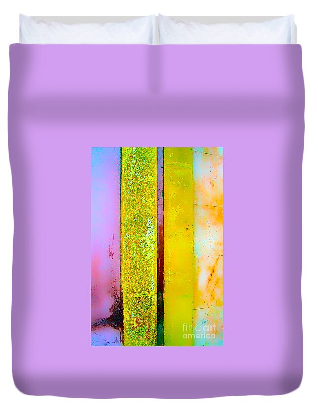 Abstract Duvet Cover featuring the photograph Why Me? by Stefan H Unger