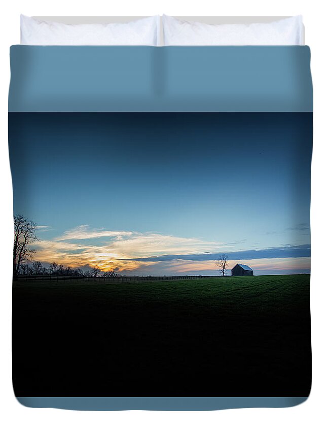 Farm Duvet Cover featuring the photograph Wide Open Spaces by Shane Holsclaw
