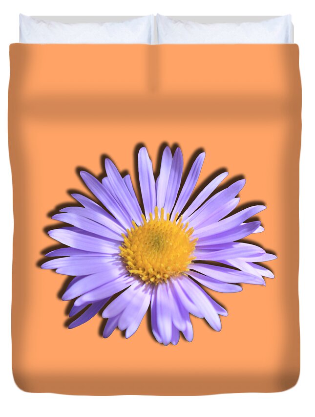 Daisy Duvet Cover featuring the photograph Wild Daisy by Shane Bechler