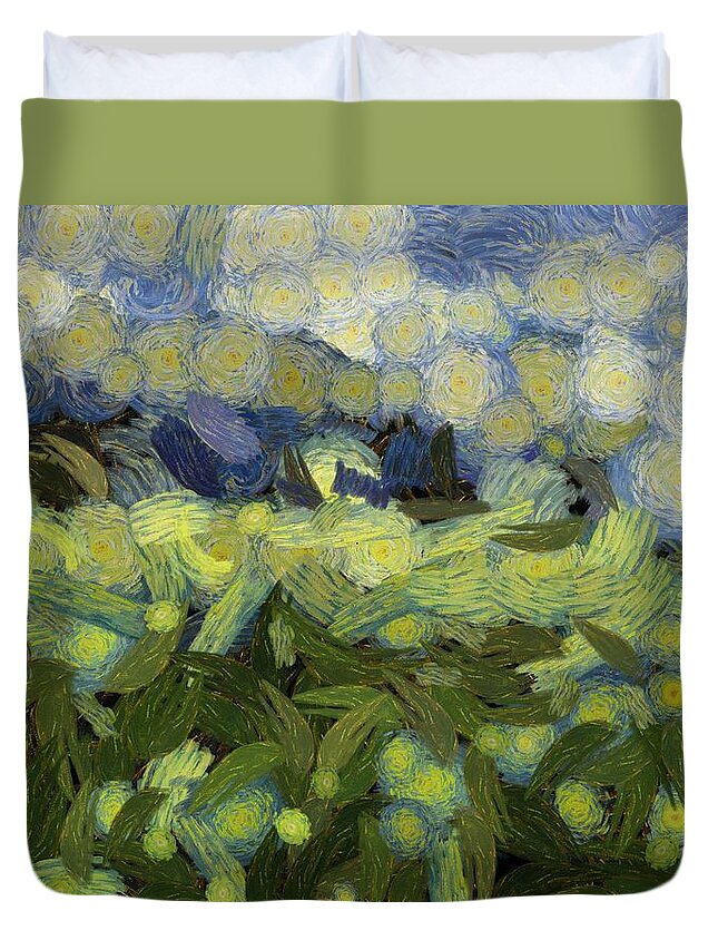 Plants Duvet Cover featuring the photograph Wild plant growth under the sky by Ashish Agarwal