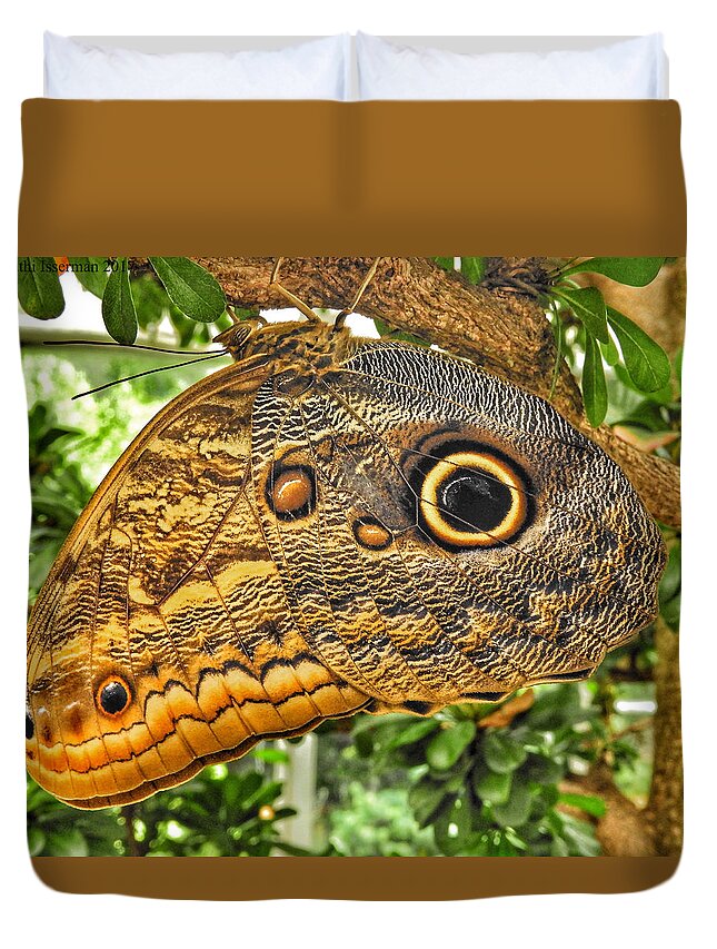 Brookside Gardens Duvet Cover featuring the photograph Wings of Fancy I by Kathi Isserman