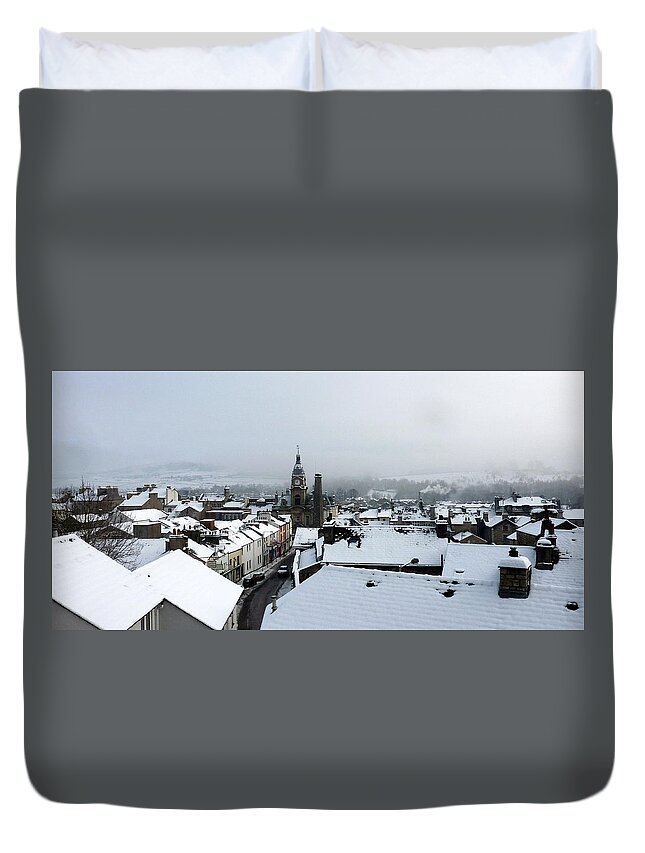 Kendal Duvet Cover featuring the photograph Winter Kendal by Lukasz Ryszka