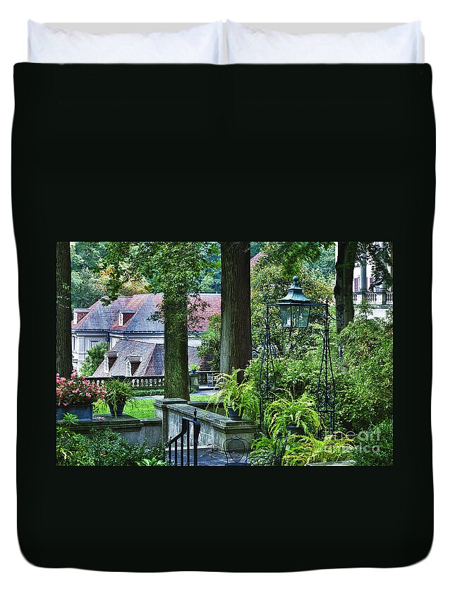 Delaware Duvet Cover featuring the photograph Winterthur Gardens by John Greim