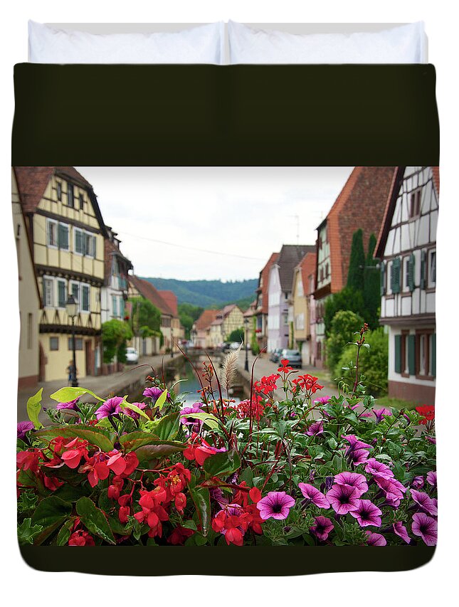 Wissembourg Duvet Cover featuring the photograph Wissembourg, France by Rebekah Zivicki