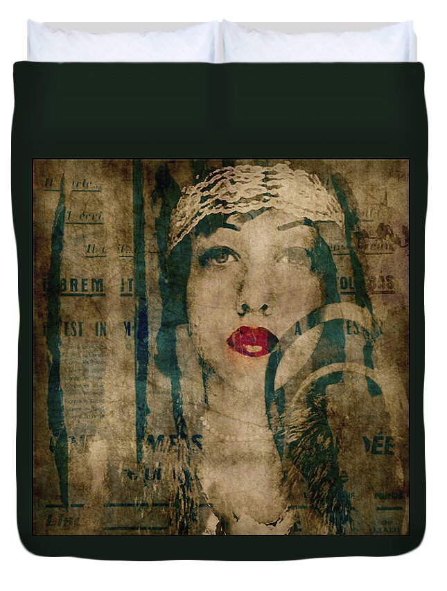 Sixties Duvet Cover featuring the photograph World Without Love by Paul Lovering