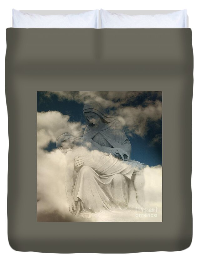 God Duvet Cover featuring the photograph Worship by Raymond Earley