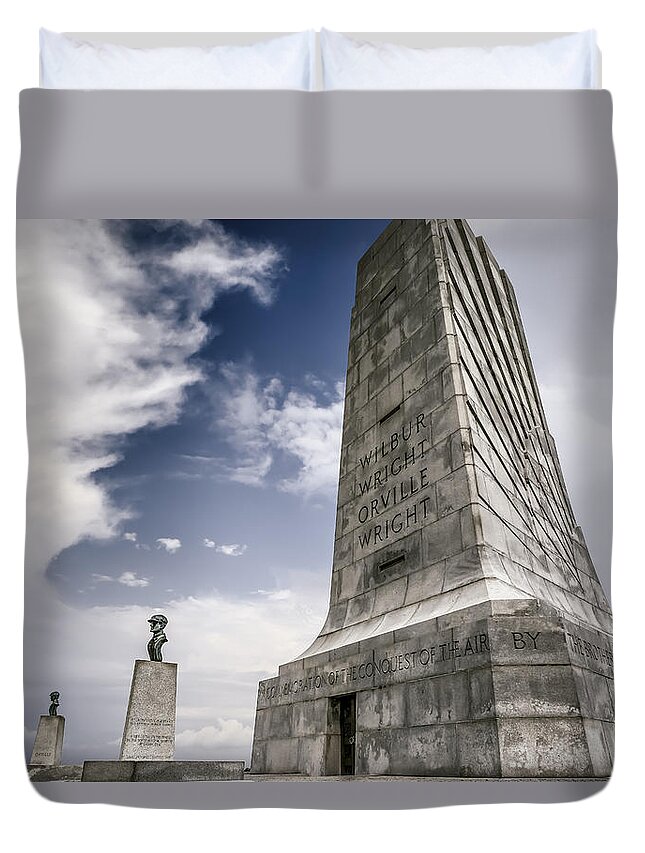 Brothers Duvet Cover featuring the photograph Wright Brothers by Eduard Moldoveanu