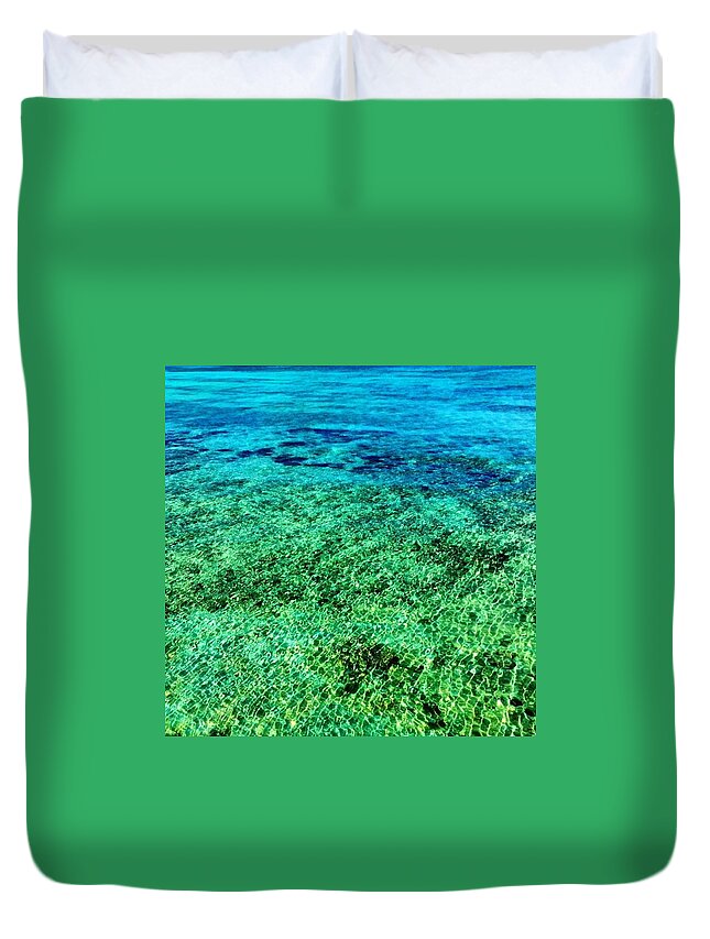 Beautiful Duvet Cover featuring the photograph Write A Comment To Bless The Waters Of by Gary Sumner