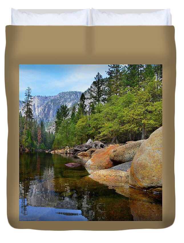  Duvet Cover featuring the photograph Yosemite  by Alex King
