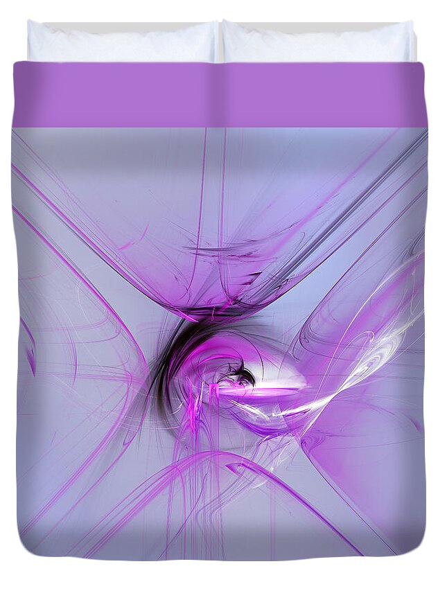 Art Duvet Cover featuring the digital art You Again by Jeff Iverson