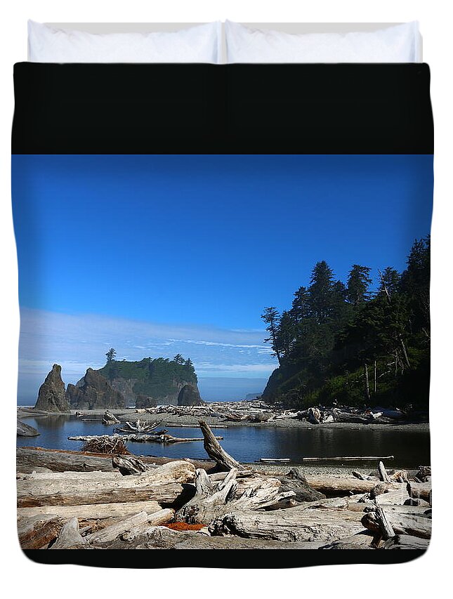 Beach Duvet Cover featuring the photograph You'll Never Leave My Heart by Christiane Schulze Art And Photography