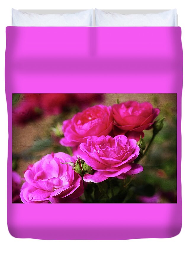 Rose Duvet Cover featuring the photograph Your Precious Love by Lucinda Walter