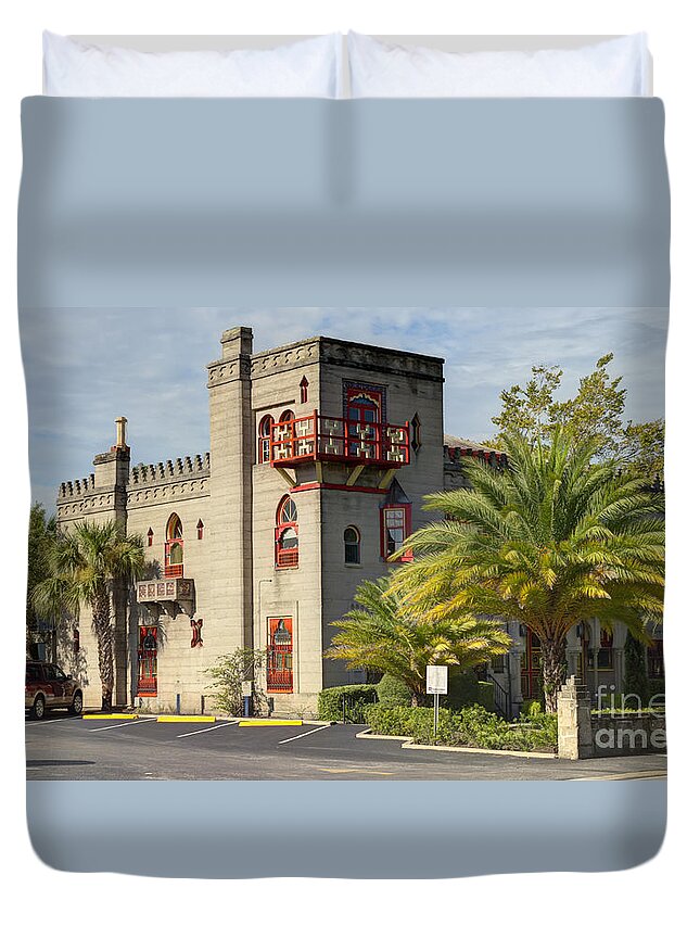 St. Duvet Cover featuring the photograph Zorayda Castle by Ules Barnwell