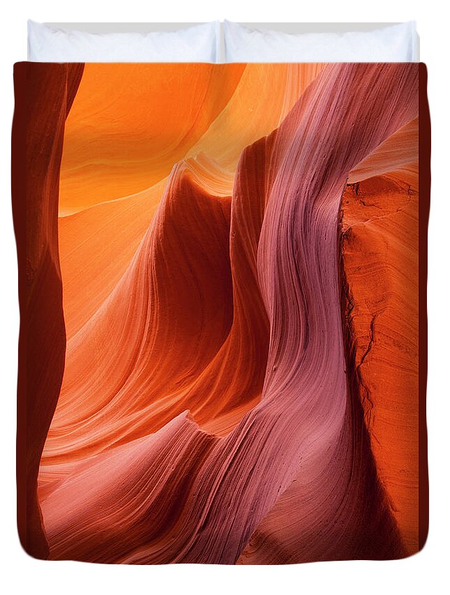 Tranquility Duvet Cover featuring the photograph Antelope Canyon, Page, Arizona by Paul Souders
