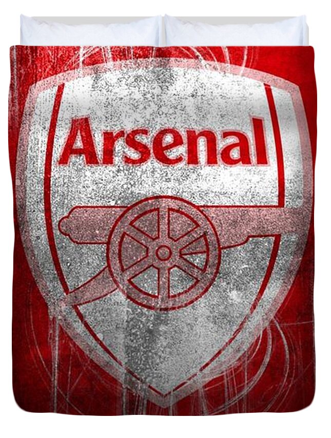 Arsenal Fc Duvet Cover For Sale By Santosa Surya