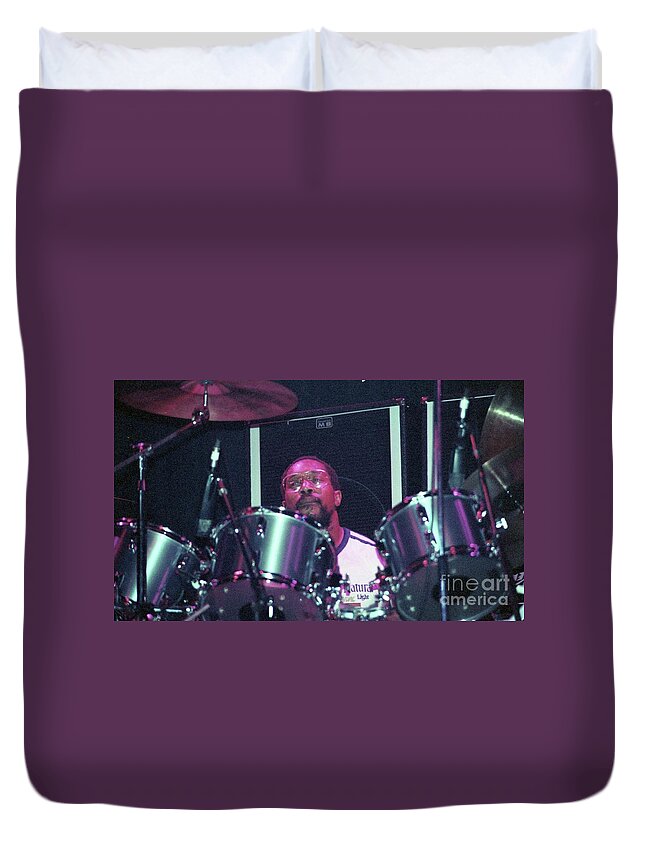 Billy Cobham Duvet Cover featuring the photograph Billy Cobham #1 by Bill O'Leary
