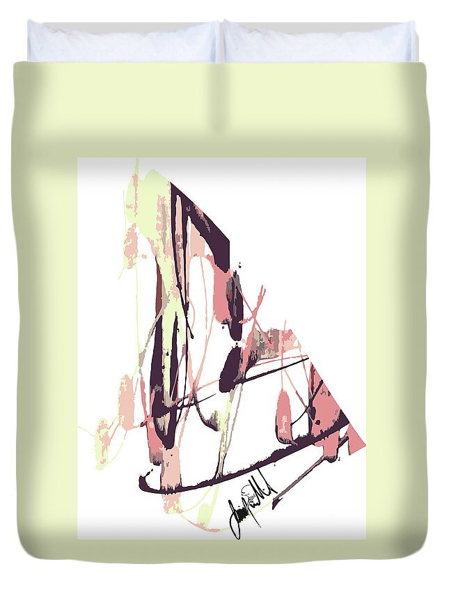  Duvet Cover featuring the digital art Brown Sugar by Jimmy Williams
