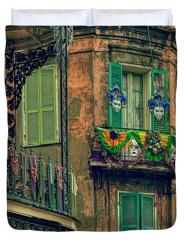 French Quarter Mardi Gras Decorations #1 by Mountain Dreams