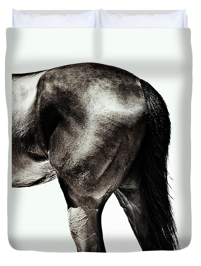 Horse Duvet Cover featuring the photograph Horse by Yusuke Murata