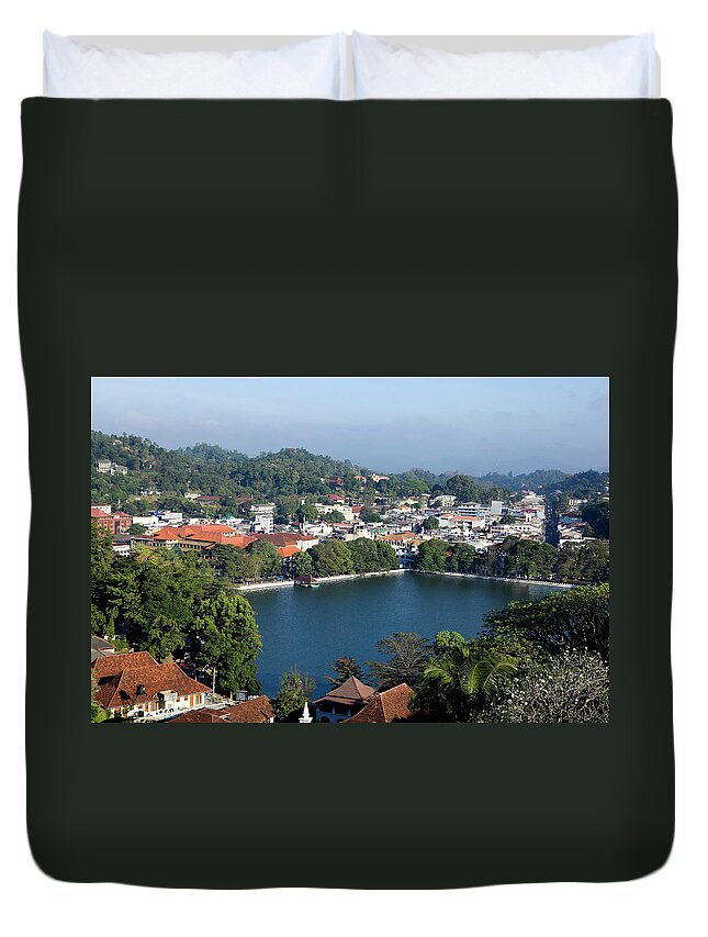 Scenics Duvet Cover featuring the photograph Kandy, Sri Lanka #1 by Laughingmango