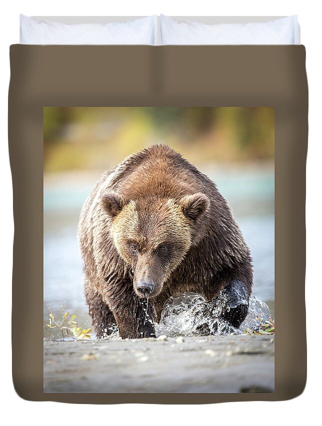 Alaska Duvet Cover featuring the photograph Down Low by Kevin Dietrich